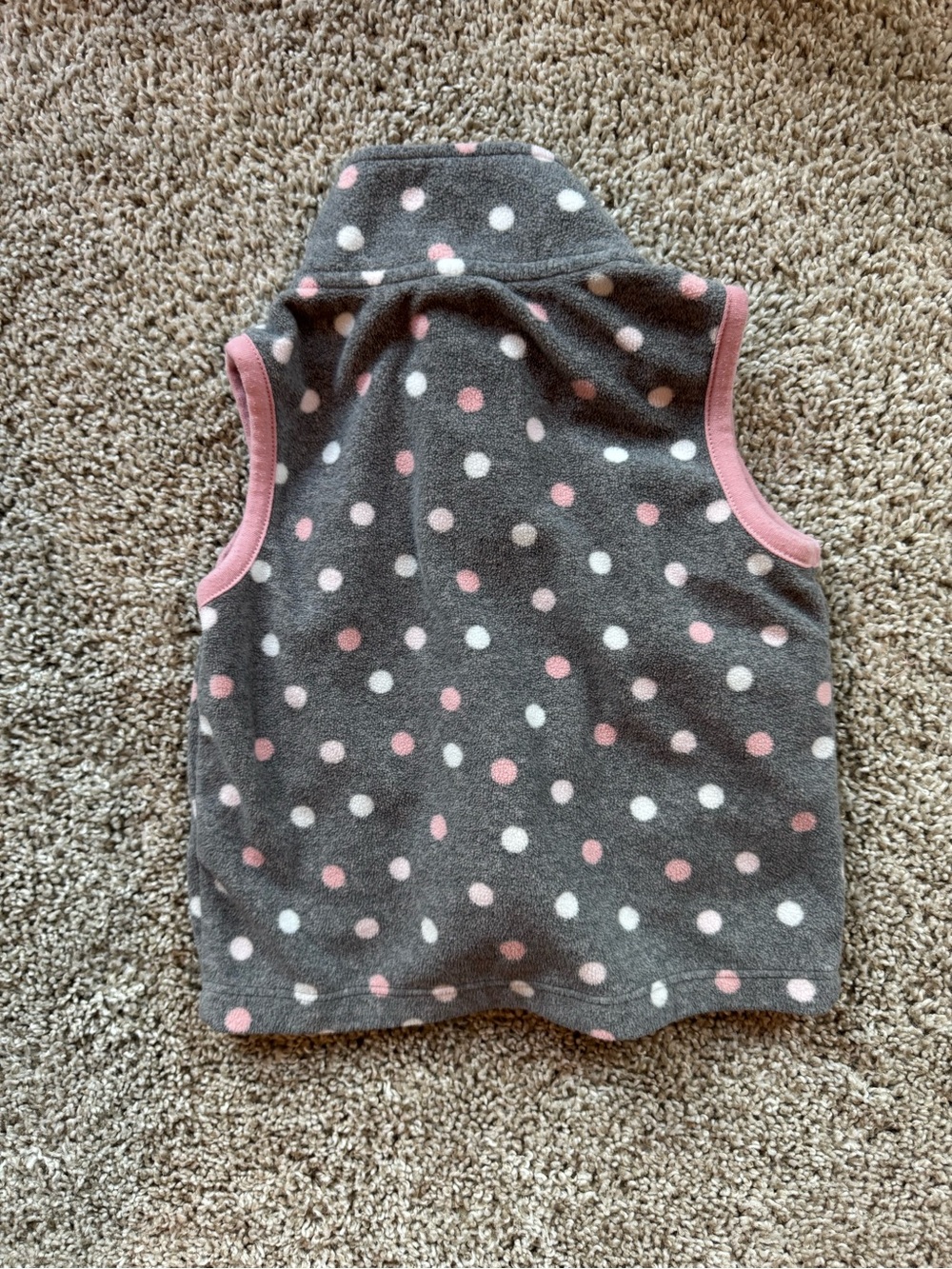 Baby Girl Clothes Lot 12M Fleece sweatshirt Fleece Vest Bodysuits Floral Outfit - Picture 10 of 15
